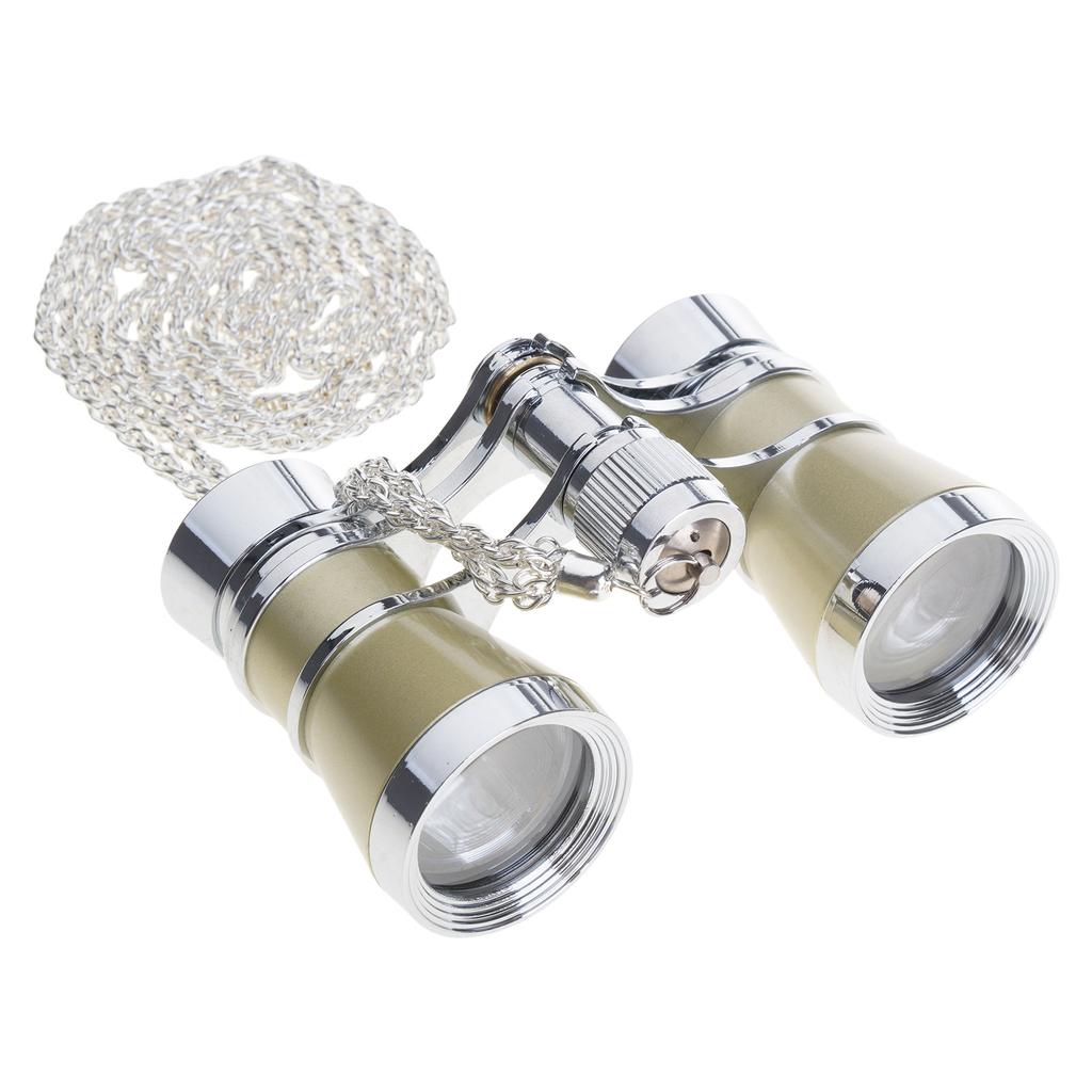 Vintage Opera Glasses Binoculars with Chain Opera Theater Glasses Portable Binocular Telescope for Stage Concert Camping