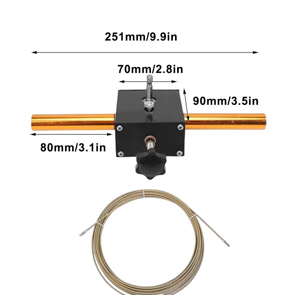 Automatic Wall Wiring Machine Cable Pulling Tool For Electric Drill 3-6mm Wire Threading Device Construction Home Decoration