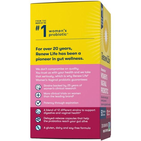 Renew Life Ultimate Flora Probiotic Women's Vegetarian 50 Billion Live Culture Vegetarian Capsules, 30 Tablets, 1 unit,Korean Health Food