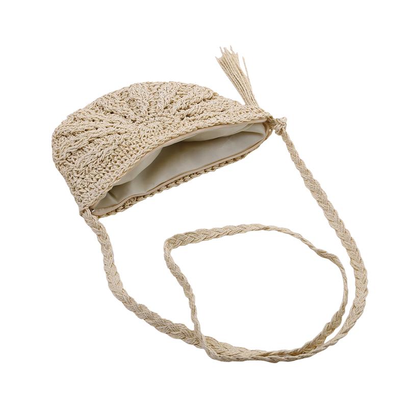 Damen Umhängetasche im Bohemian-Stil, modisch, kleine Kapazität, für den Strandurlaub, Umhängetasche