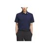 adidas Twistknit Pocket Polo Shirt Comfortable Stylish Simple Short Sleeve Polo Men Tops Navy-Blue JG1319