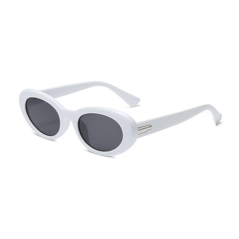 Retro Fashion Oval Sun Glasses Women Men Vintage Simple Sunglasses Outdoor Driving Shades Lady Man Protective Glasses UV400