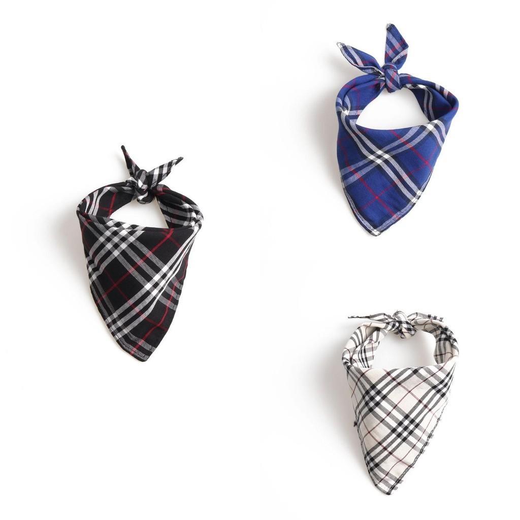 Novinka Stylový šátek Bandana pro mazlíčky s nastavitelnými popruhy Dvouvrstvý Britský styl