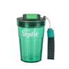 Water bottle simple fashion plastic water cup direct drinking handle coffee cup outdoor sports kettle male and female students children's water cup