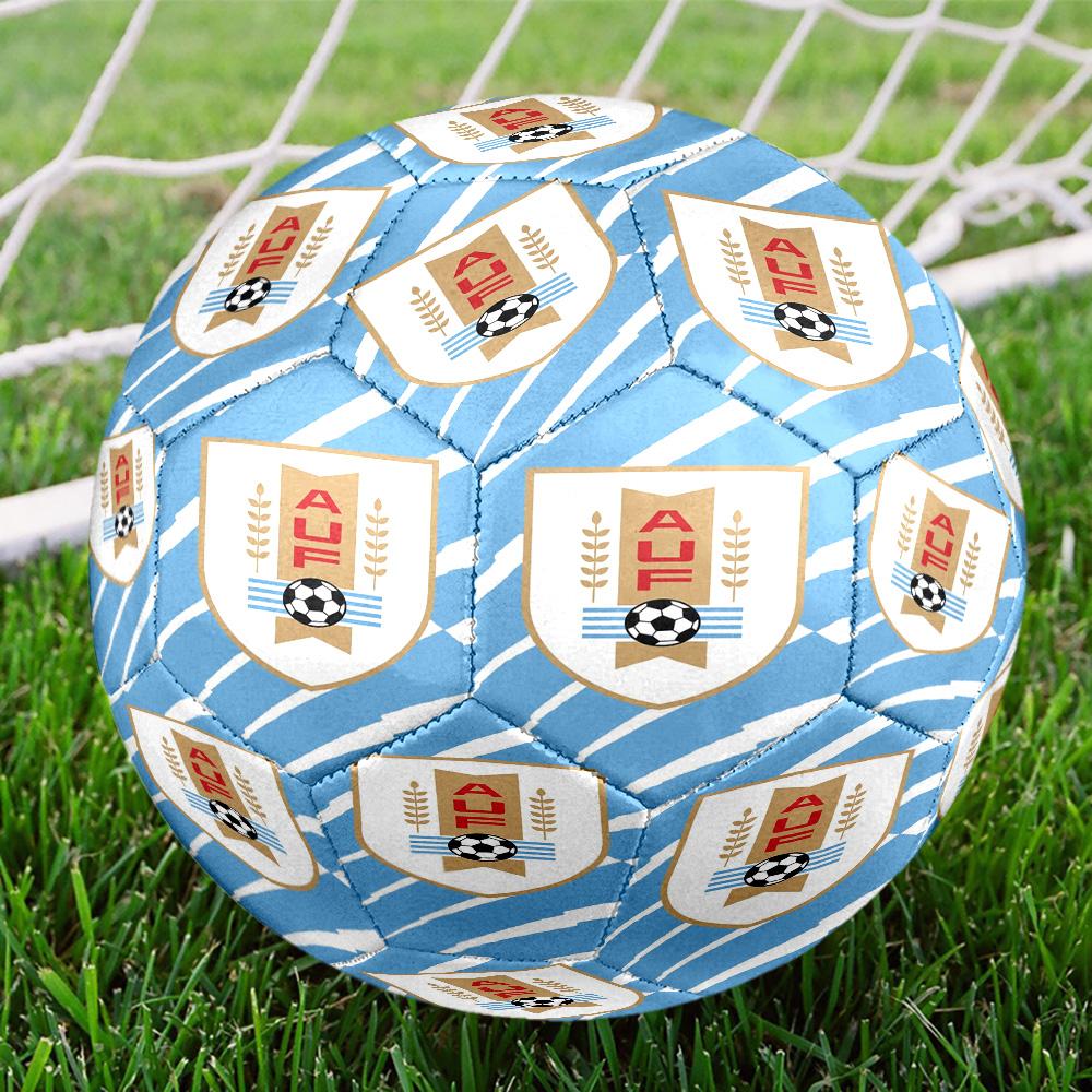 Fc Crest Design Printed Size 5 Soccer Balls, High-Quality, Anti-Slip, Protective Football, A Unique Gift , Birthdays, Christmas Gifts