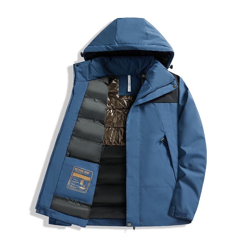 Unisex Windproof Graphene Cotton Coat: Warm, Water-Repellent Jacket for Autumn and Winter