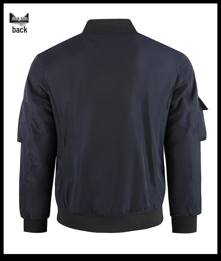 Men's Multi-pocket Water-resistant Bomber Jacket - European & American Style 8809