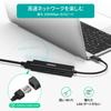 CHOETECH To RJ45 4in1 Hub Gigabit Ethernet High Speed LAN Network Adapter Compatible with MacBook USB3.0 Type-C Etc. HUB-U02