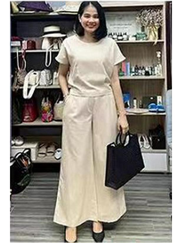 Plus Size Casual Short Sleeve Sportswear Set - Spring/Summer Fashion