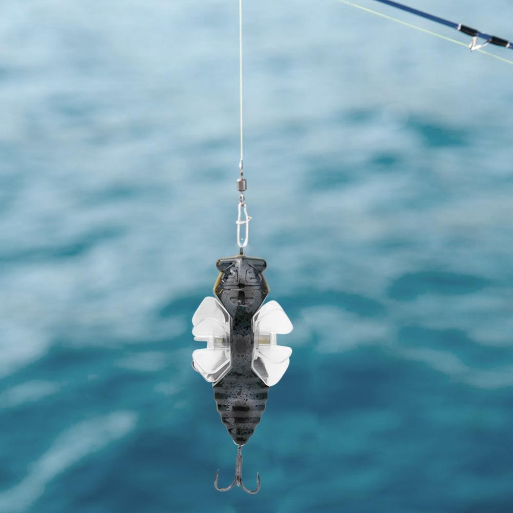 ABS Bionic Cicada Lures 15.5g Artificial Fishing Lures Durable Fishing Baits  Lake Fishing