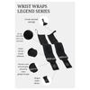 Fitness Bracelet, Wrist Protector, Wrist Wraps, Sports Bracelet, Legend Series 2 Pack