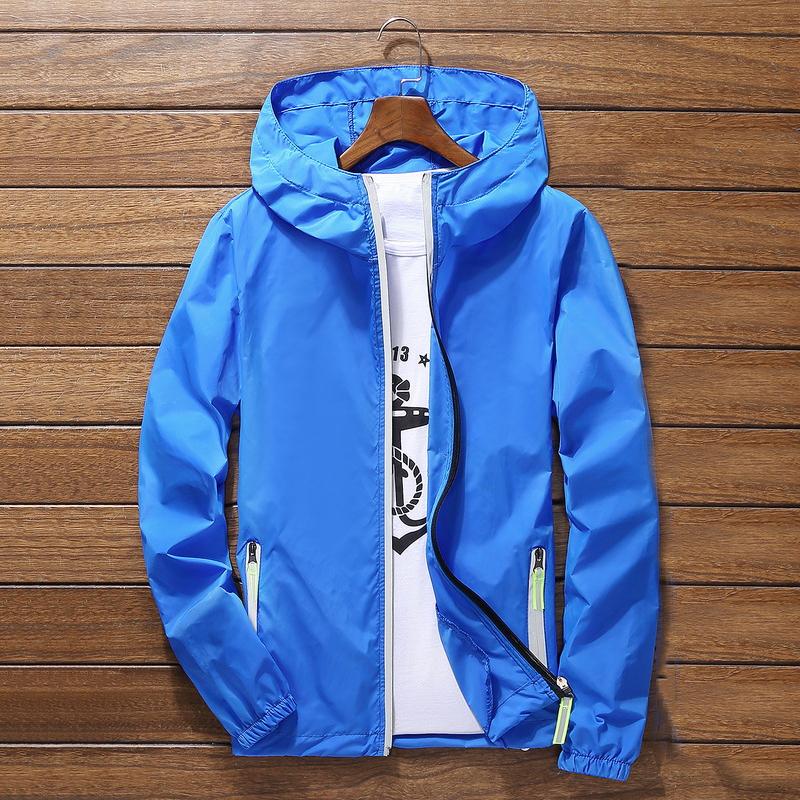 

Летнее светоотражающее солнцезащитное быстросохнущее пальто для мужчин большого размера 7XL королевский синий