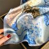 100% Silk Scarf Bandana Women Square Scarves Wrap Kerchief Mulberry Silk Spring Fashion Luxury High Quality Headband Hijab Shawl