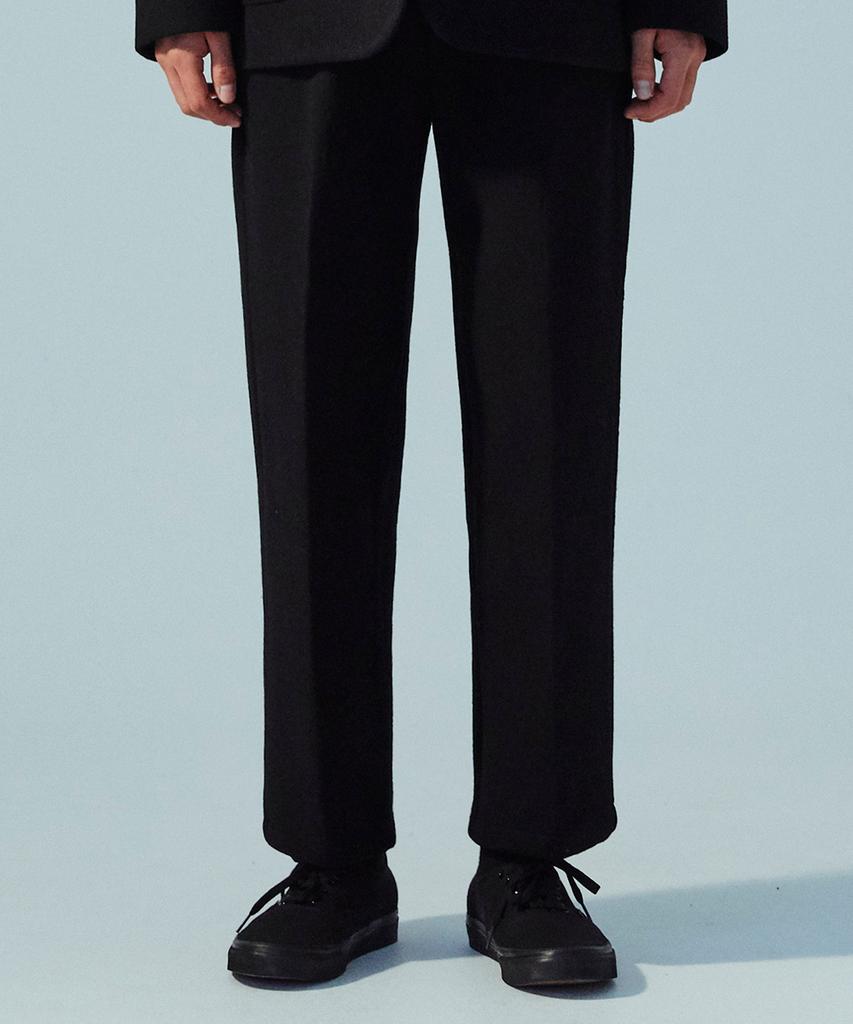 MOAA Flat Heathered Wool Pants (Black)