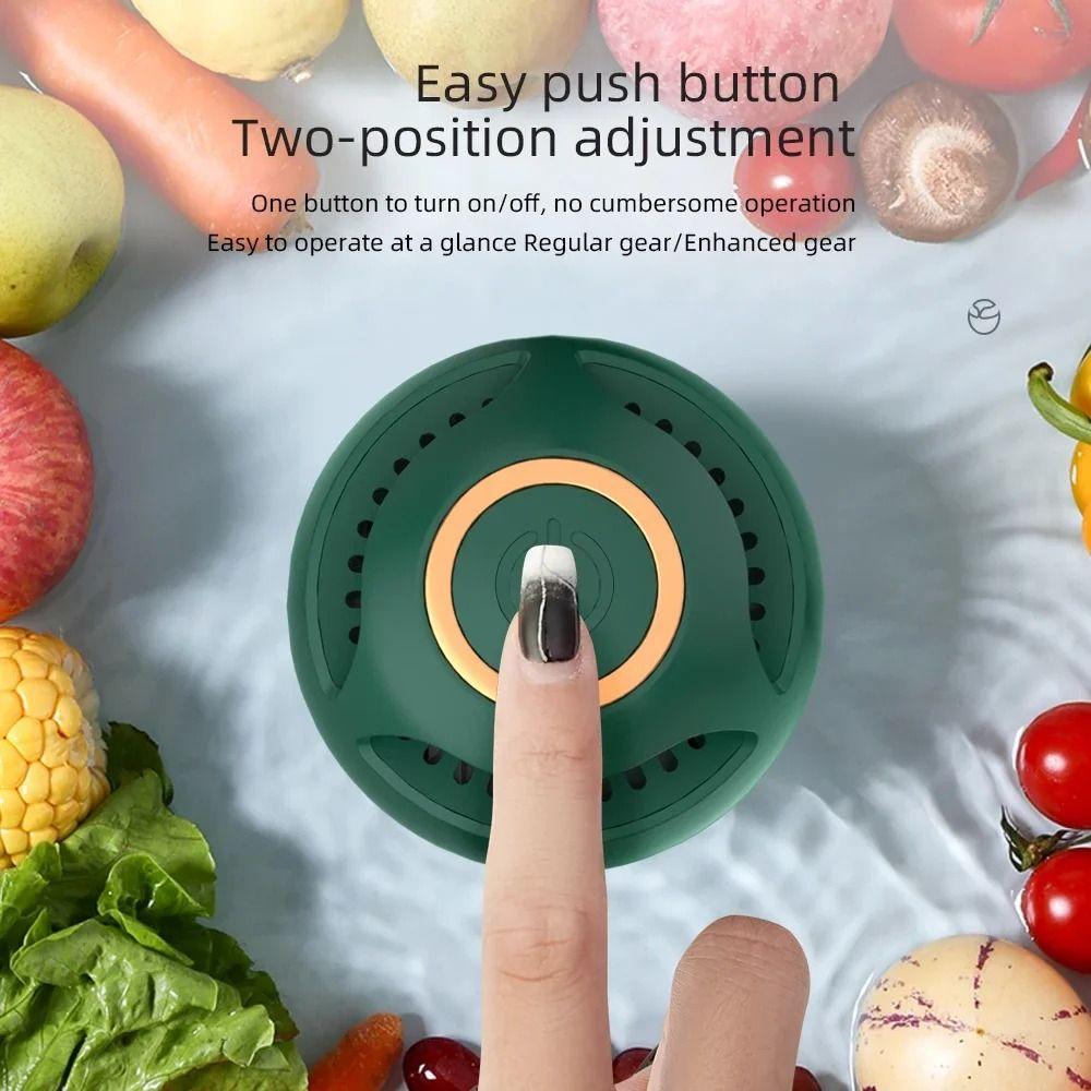 Plastic Refrigerator Deodorizer White/Green Odor Eliminator Mini Air Purifier  Kitchen