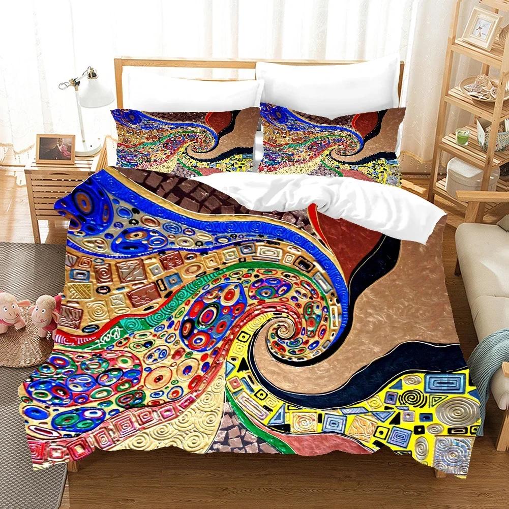 Angel Oil Painting Ancient Art Comfortable Duvet Quilt Cover Pillowcase Bedding Set Children Bedroom Decoration Home Textile