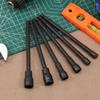 5/6 Pcs SAE Magnetic Hex Nut Driver Set 6-Point Socket 1/4" Hex Shank Magnetic Tip CR-V Steel Bolt Socket 150mm for Power Drill
