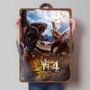 MMonster Hunter Tinplate Posters Custom Wall Art Vintage Metal Signs Retro Tin Plaque for Gaming Decoration Room Bar Accessories
