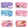 Sanrio Melody Kuromi Canvas Pencil Case Coin Purse For Students