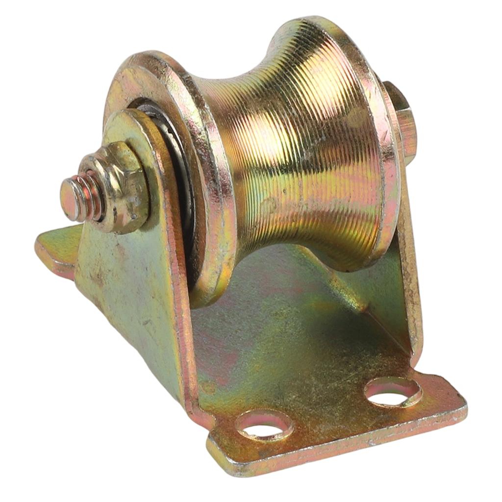 Single Wheel Pulley Block U Type 1 Pcs 4 Self-tapping Screws For Climbing Rope For Rope For Trolleys For Wire Rope