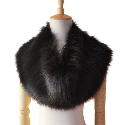 1 Τμχ Κολάρο Μπουφάν Κασκόλ Χνουδωτή Σάλι Γυναικεία Ψεύτικη Γούνα Θερμαντικό Λαιμού Αξεσουάρ Ρούχων Μαλακό