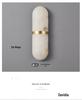 Minimalist All-Copper Wall Lamp: Luxury Marble Design for Living Room, Bedroom, or Entrance