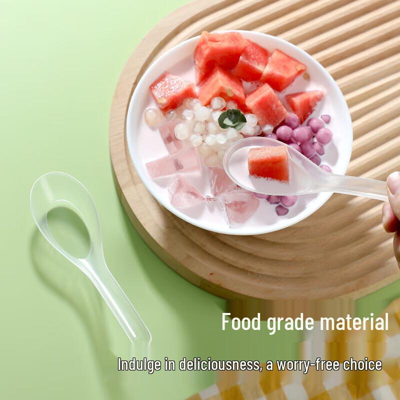 Meiliya Einweg-Suppenlöffel 50er-Pack