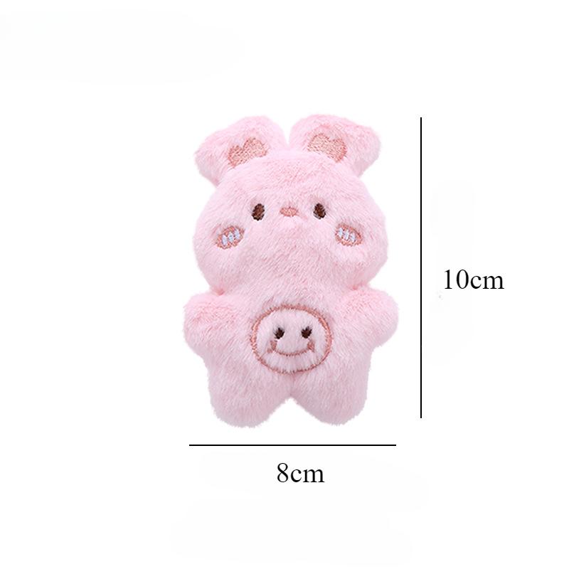 Cartoon Plush Toy for Cats, Self-biting, Animal Form, Mint Included, Pet Supplies, Interactive Pet Products