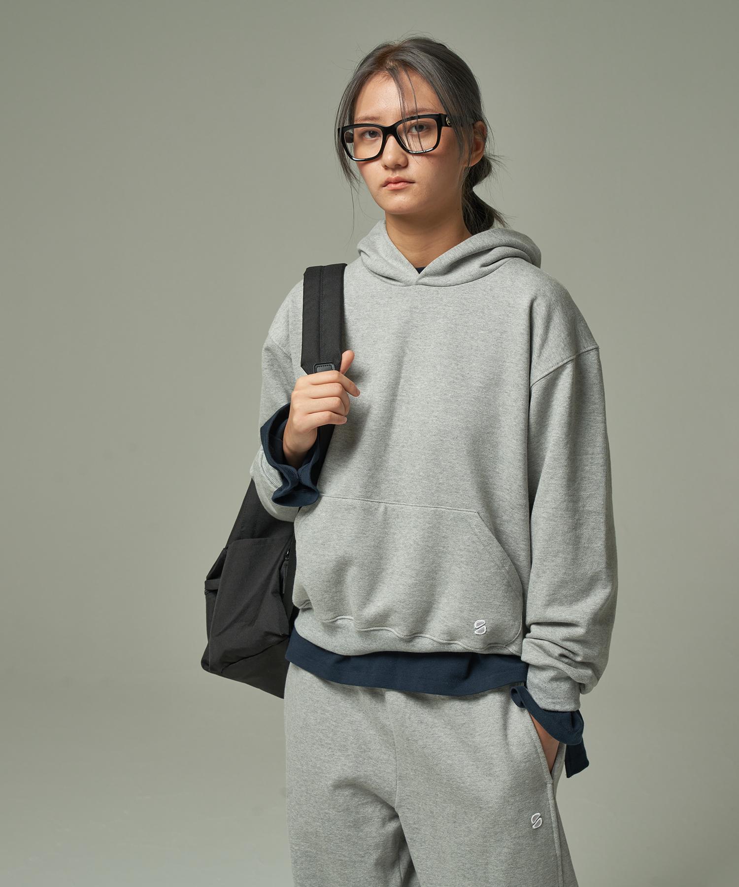 Sai Crop Hoodie Melange Melange