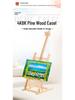 Portable Foldable Solid Wood Art Student Easel: Desktop Drawing Board and Artwork Display Stand
