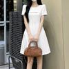 ZANZEA Women Casual Round Neck Solid Color Short Sleeve Dress