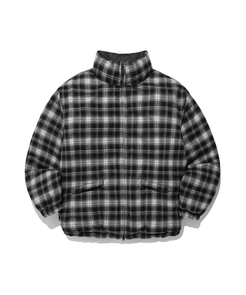 Istkunst Flannel Reversible Puffer Jacket_Black(Ik2Ewmb900A)