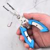 Stainless Steel Fishing Line Cutter Small Fishing Hook Remover Small Fishing Pliers Scissors Comfortable Grip Pliers