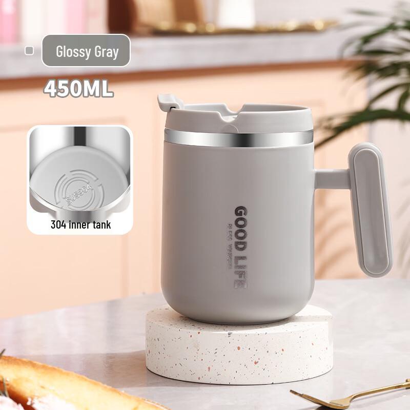 Yuedis Double-Layer Insulated Coffee Mug