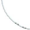 Standingfish Silver Point Necklace(white)