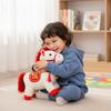 Soft Horse Mascot Stuffed Animal PP Cotton Chinese Horse Plush Doll  Chinese New Year Gift