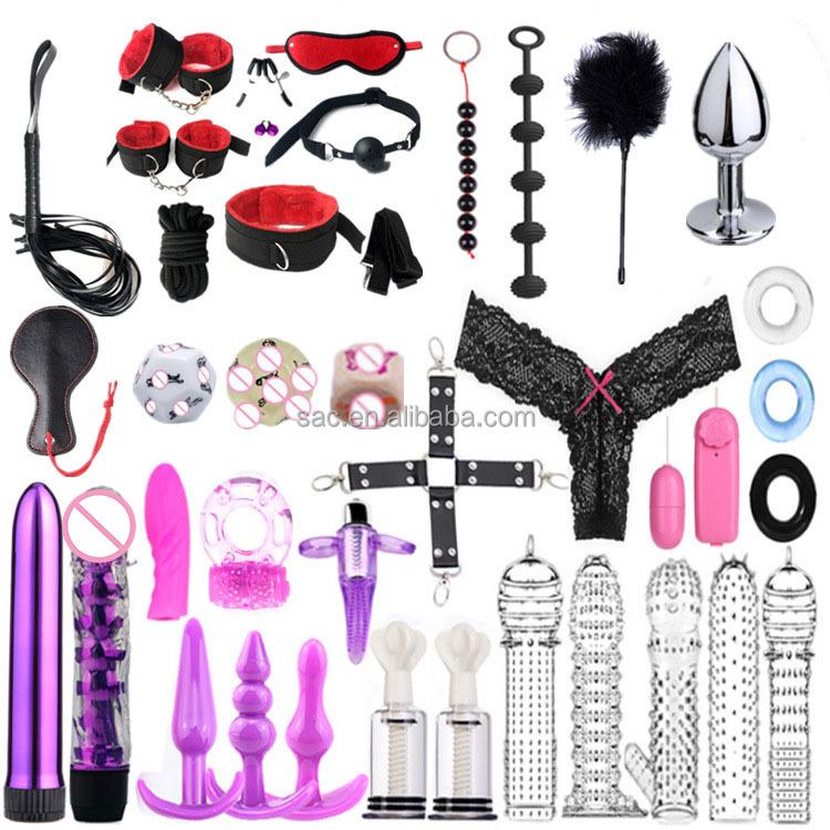 SacKnove Soft Nylon Luxury 26pcs Alternative Set Implementos De Tied Gear Sex Toys Restraint Bondage Kit for Adult