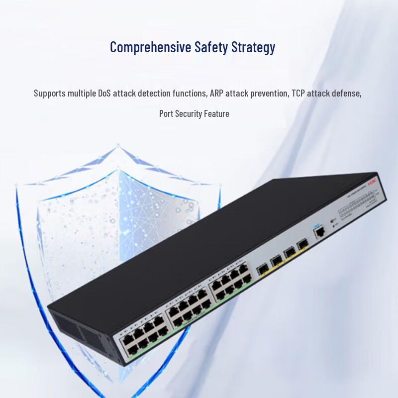 H3C S1850V3-28P-HPWR-EI 28-Port Gigabit Managed POE Switch