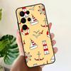 Nautical Seagull Pattern Soft Case For Samsung Galaxy S21 S22 S23 S24 S25 Ultra S9 S10 Plus S20 FE S24 FE Phone Cover