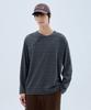 ALVINCLO Pigment Streifen Diagonal Henley Kragen Langarm T-Shirt Avt957 (3 Farben)