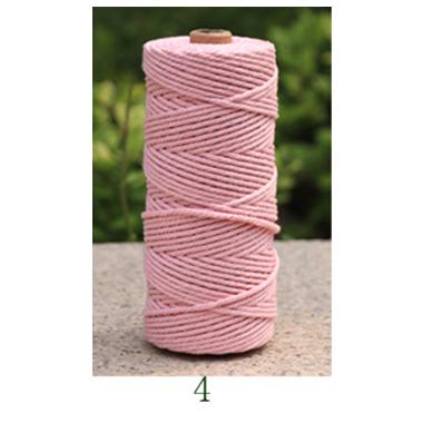 Braided Rope 2mm 3mm 4mm 5mm Cotton Tassel Thread