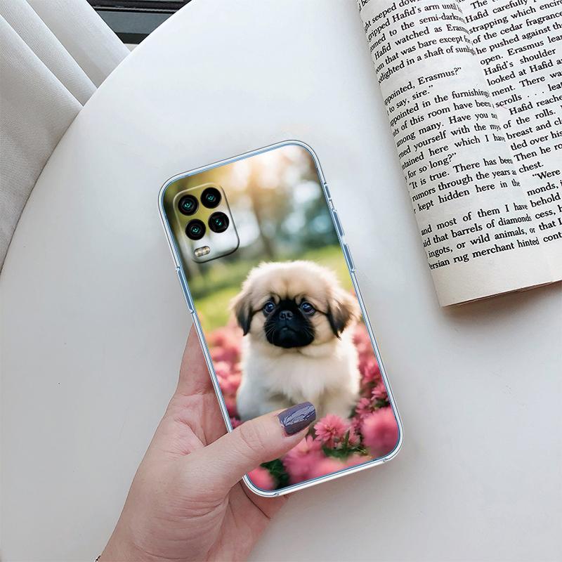 Cute Pug Dog Transparent Phone Case for LG K22 K30 K40 K40S K41 K42 K50 K50S K51 K51S K52 K61 K62 K71 K92 Q60 Q61 V40 V50 V60