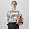 Kemeng Boka Women's 2025 A/W Striped Round Neck Cashmere Sweater
