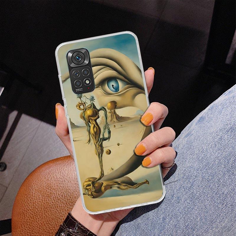 Salvador Dali Art Phnoe Case for Phnoe Case for Xiaomi Redmi Note 15 14 14S 13 Pro Plus 12 12S 11S 11E 10S 10 11T 5G Unique Cove