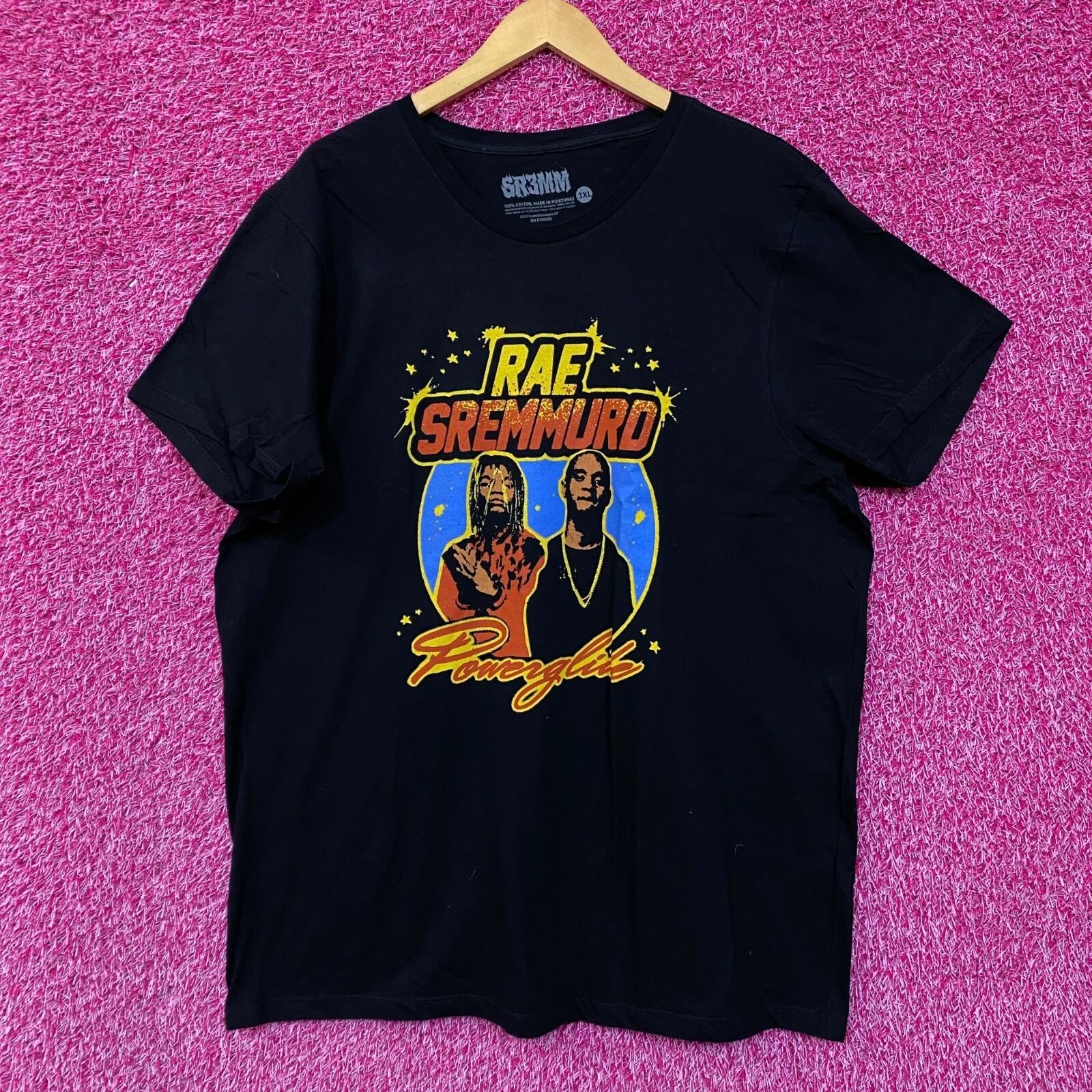 

Rae Sremmurd Powerglide SR3MM Album Undersize Hip Hop Tee 3X S