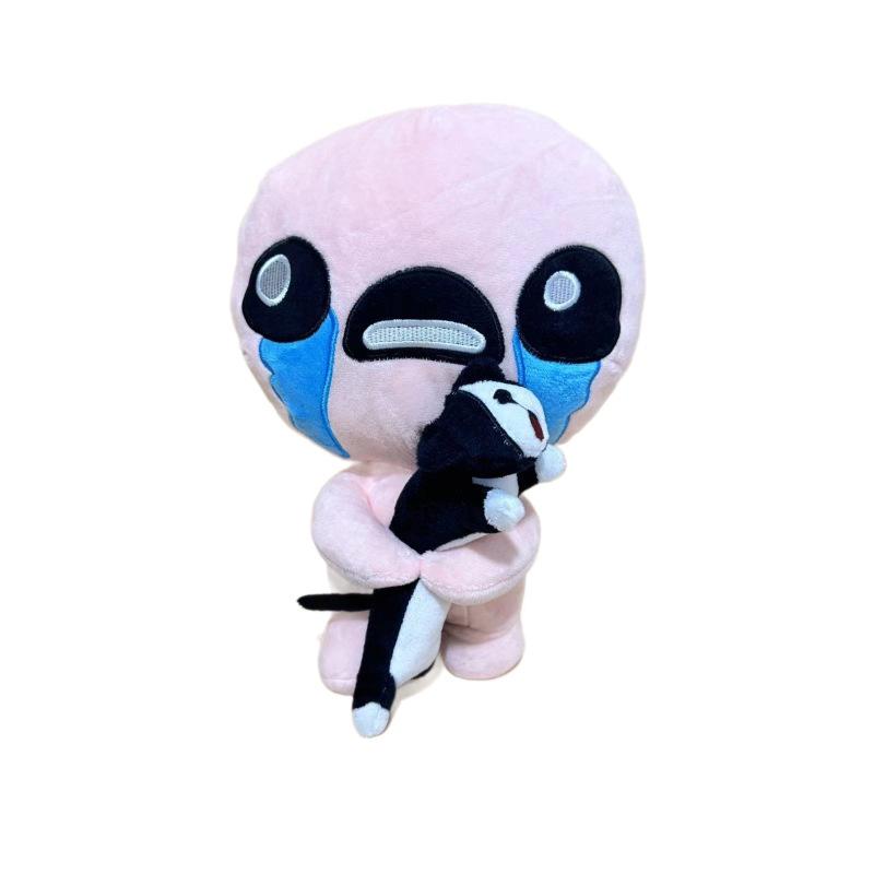 Cartoon Animation Carnivorous Man With A Crying Face Holding A Cat Plush Doll Soothing To Sleep Toy Gift