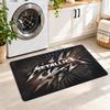 Flannel Kitchen Mat Metallica Soft Area Rug Non Slip Floor Carpet Home Decoration