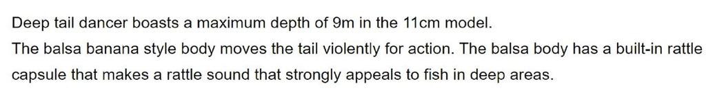 Rapala Tail Dancer Deep Floating Lure TDD07/CLF (6911)