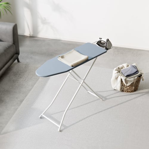 ANDWINT Folding Ironing Board with Stand, 5 Height Adjustments, Iron Rest, Boat-Shaped Design, Convenient Storage, Lightweight, Compact, Adjustable Le
