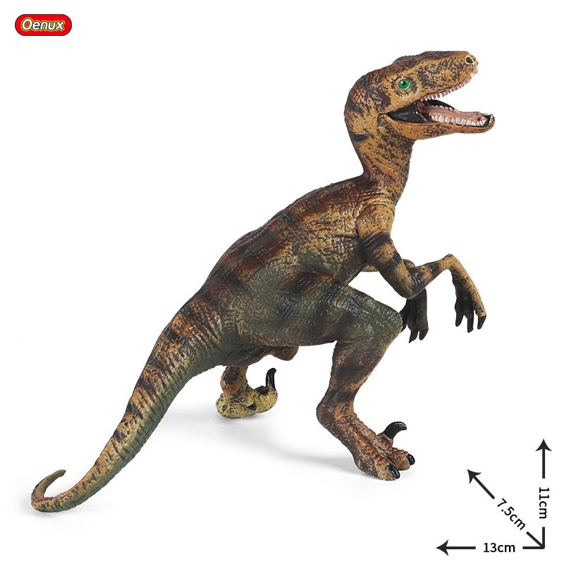 Figurine Oenux Dinozauri Jurasici T-Rex Velociraptor Spinosaurus Dilophosaurus Model Animal Figurine de Acțiune Colecție Jucărie pentru Copii